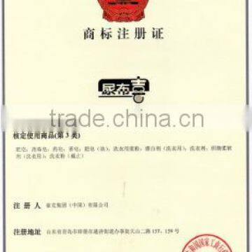 Daycare trademark registration certificate