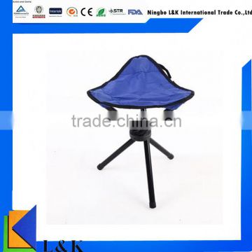 portable triangle folding chair/metal fishing stool portable