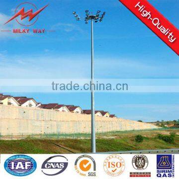 25m Octagonal flood light columns for Loading Area