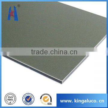 black aluminuim sided panels for wall cladding