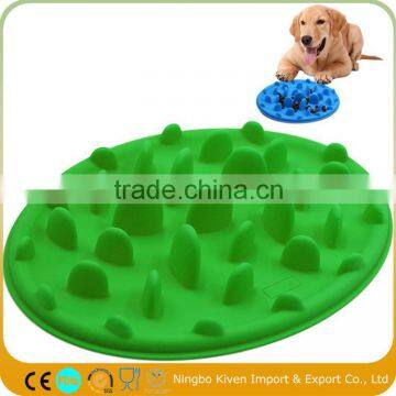BPA Free Colorful Silicone Slow Feed Pet Bow