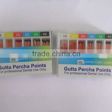 dental use materials Absorbent paper points /gutta percha points