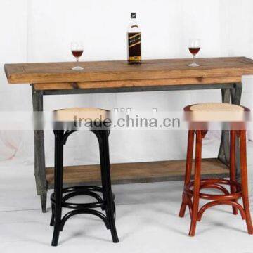 RCH-4005 Hot Sale Wooden 24 Inches Cross Bar Stool