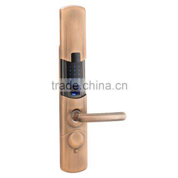 Zinc Alloy Furniture Lock Metal Touch Screen Smart Digital Fingerprint Password Keypad Door Lock photo-3