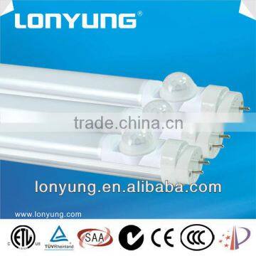 2013 Competitve Price 9w 15w 18w 22w 32w T8 Infrared Sensor LED Tube 4ft