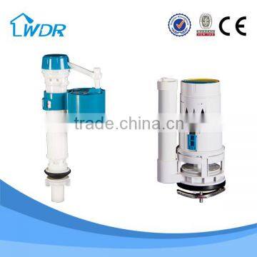 Saving water POM hand control one piece types of toilet flush fittiing