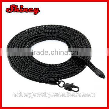 Men's Urban Black on Black Franco Necklace Chain