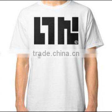 2016 fashion classic tee short sleeve men's t shirt printing