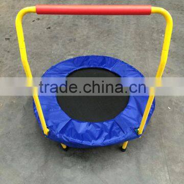 40" kids folding mini trampoline with handle