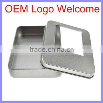 87 to 107mm Candy Jewelry Storage Logo Available OEM Custom Printed Tin Box