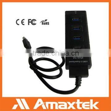 Top Selling Products 2015 USB3.0 4 Port Hub for USB Communication Equipment