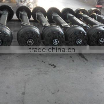 High Quanlity Good Performance Semi Trailer FUWA Axle 14T Round Tube photo-2