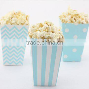 Lovely colorful popcorn packing box