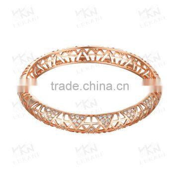 KZCZ026 Wholesale Jewelry Brass Gold Bangle photo-2