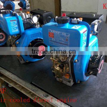 single cylinder and four stroke air-cooled 5HP diesel engine for agricultural machinery and pumps use