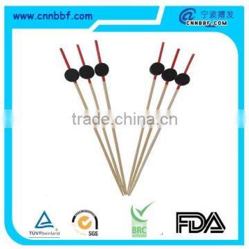 Party supply decorate bamboo&wooden fruit stick