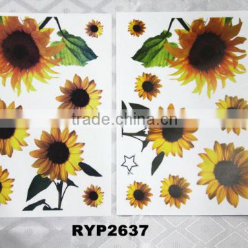 RYP2637 Set of 2pcs sunflower sticker