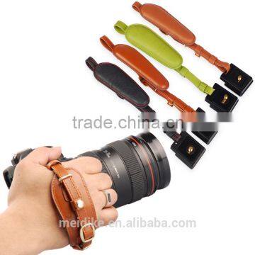 Colorful leather camera wrist hand straps