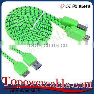 Guangzhou Factory Wholesale Braided Nylon Cell Phone El Usb Data Cable Cords photo-2