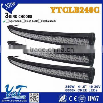 41.5inch 240W 4x4 wholesale curved Offroad auto led light BAR