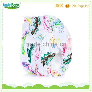 printed cloth diaper sleepy baby Newborn Hook & loop diaper                        
                                                                                Supplier's Choice