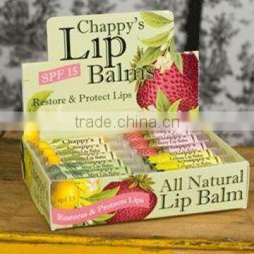 Lip balms Paper Display