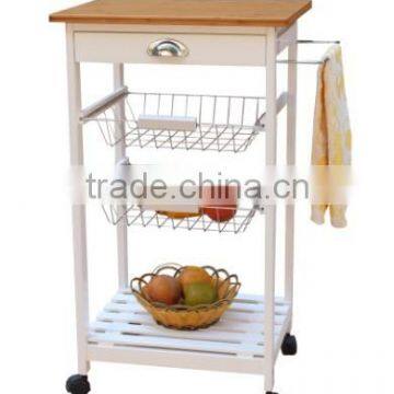 kitchen trolley white