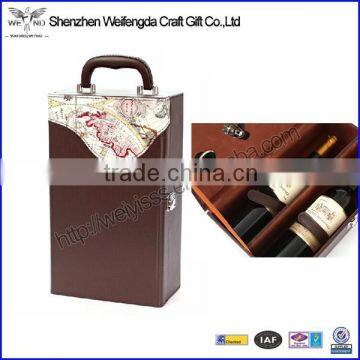 Multifunction High Quality bottle leather wine carrier