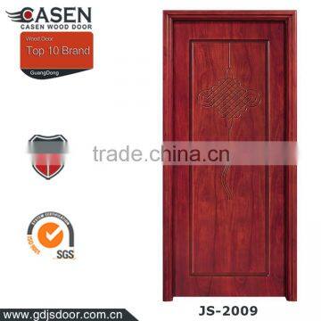 Mahogany wooden single door design for hotel project