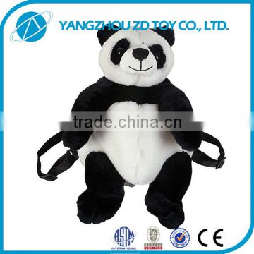 lovely plush panda toy backpacks