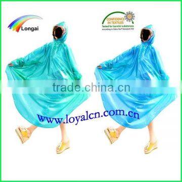 transparent fashion waterproof PVC recycled poncho