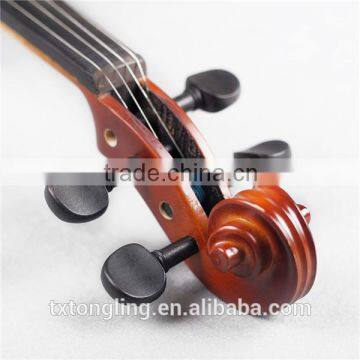 Flamed Matt Violin Pattern Ebony or Jujube Brand Violin 4/4 TL003-3B photo-4