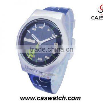 Alloy case PVC band Kids watch special plastic disk second hands child watch quartz analog kids watch