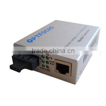 1000M Dual fiber multimode 550M PSE media converter