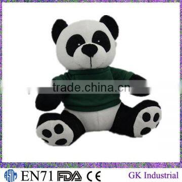 Plush toy White Panda with T-shirt