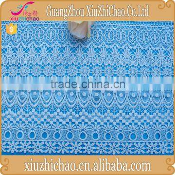 GF00196 2015 Hot sale embroidery polyester guangzhou water soluble cupion lace fabric