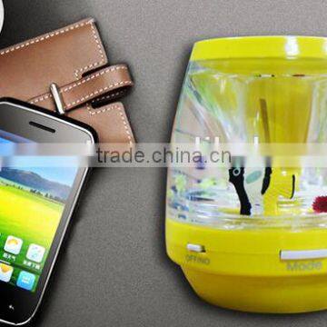 Handfree Stereo Bluetooth Wireless Liquid Speaker Support TF Card photo-4