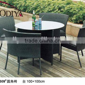 Outdoor Garden Furniture Poly Wicker Rattan Sofa photo-4