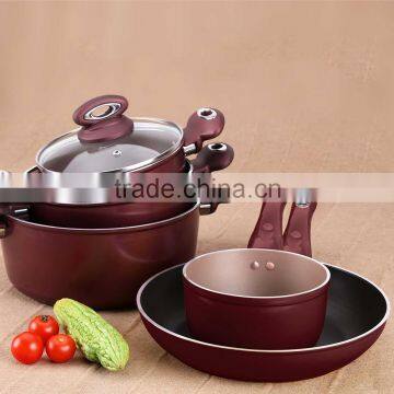 Colorful Cookware - Forging Aluminum Fry Pan Set Risoto Elmich S-06