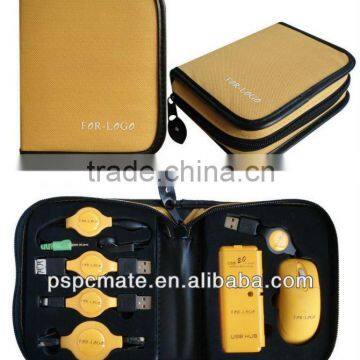 Travel USB Kits packed in Pouch for Laptop