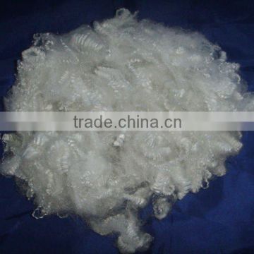 6DX51MM White Hollow siliconized Polyester Staple Fiber