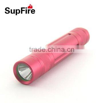 Supfire Lovely and Convenience Mini Gift Led Flashlight With 3 Colors photo-3