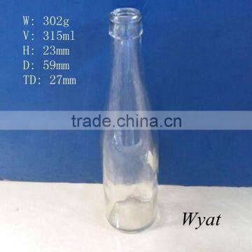 320ml wholesale glass juice bottles 11oz clear glass wine bottle beer bottle