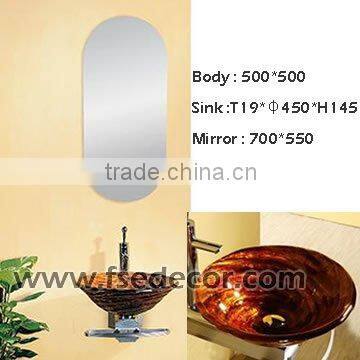 Tempered glass sanitary ware