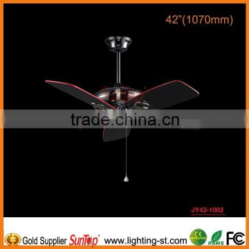 2014 new modern 42" wood ceiling fans JY42-1002