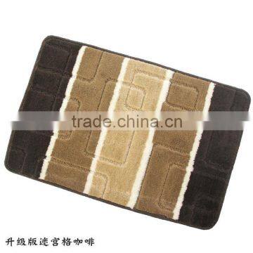 jacquard door mats with TPR backing washroom floor mat