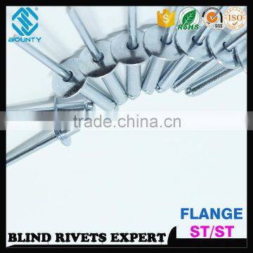 DIN7337 STEEL BODY STEEL MANDREL COUNTERSUNK ST/ST BLIND RIVETS photo-6