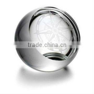 3D Laser k9 Crystal globe paperweight