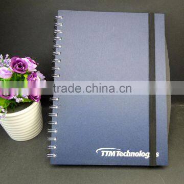 hardcover a4 spiral notebook with elastic band
