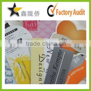 China Directly Factory custom design hang tags new tags